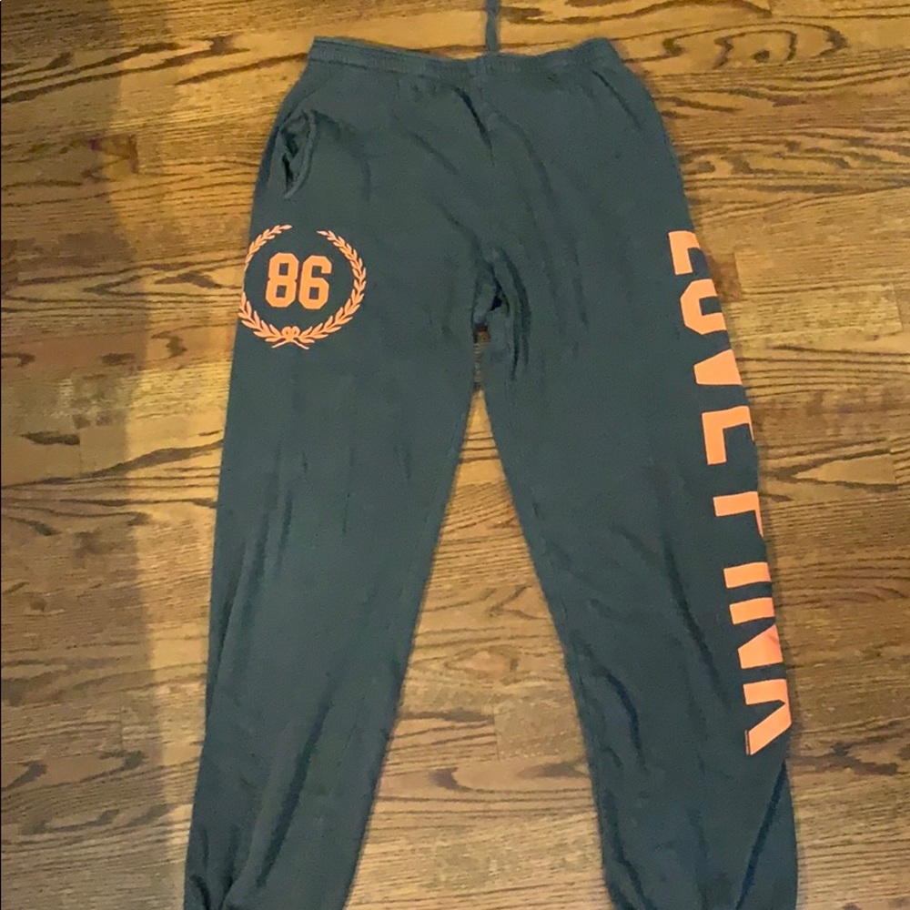 Pink sweatpants